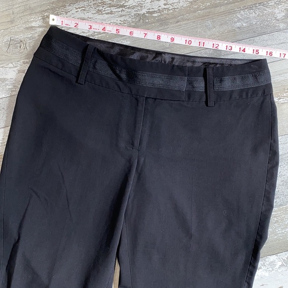 Women's WHBM Black Wide Leg Flare Trousers Size 8 - Picture 3 of 9